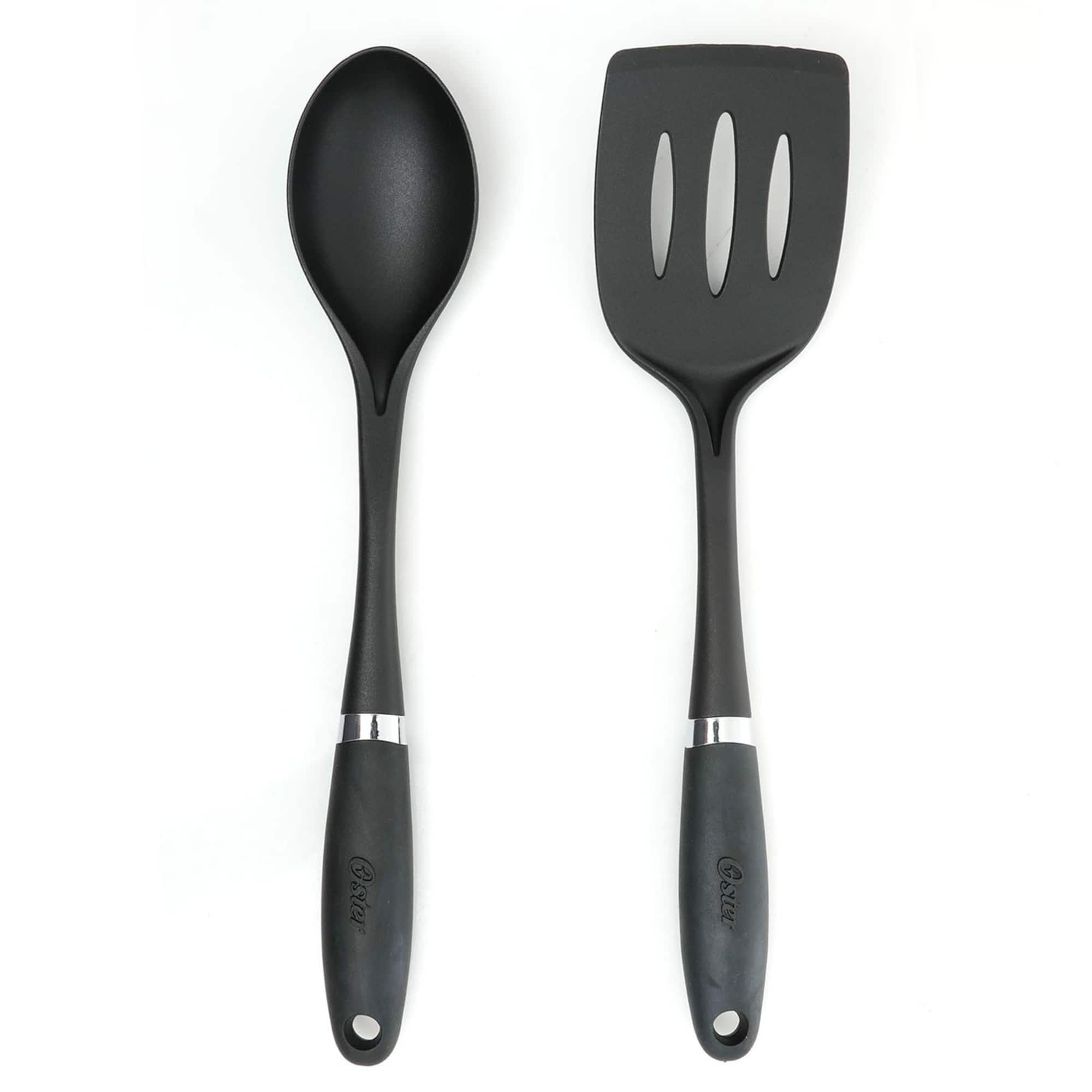 Oster Ashford 10-Piece Black Aluminum Nonstick Cookware Set